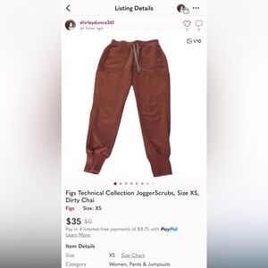 BEWARE SELLER - Figs “Dirty Chai” Zamora Joggers